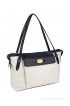 Hidesign Sb Cordelia 01 Ge White Midnight Blue Tote Bag